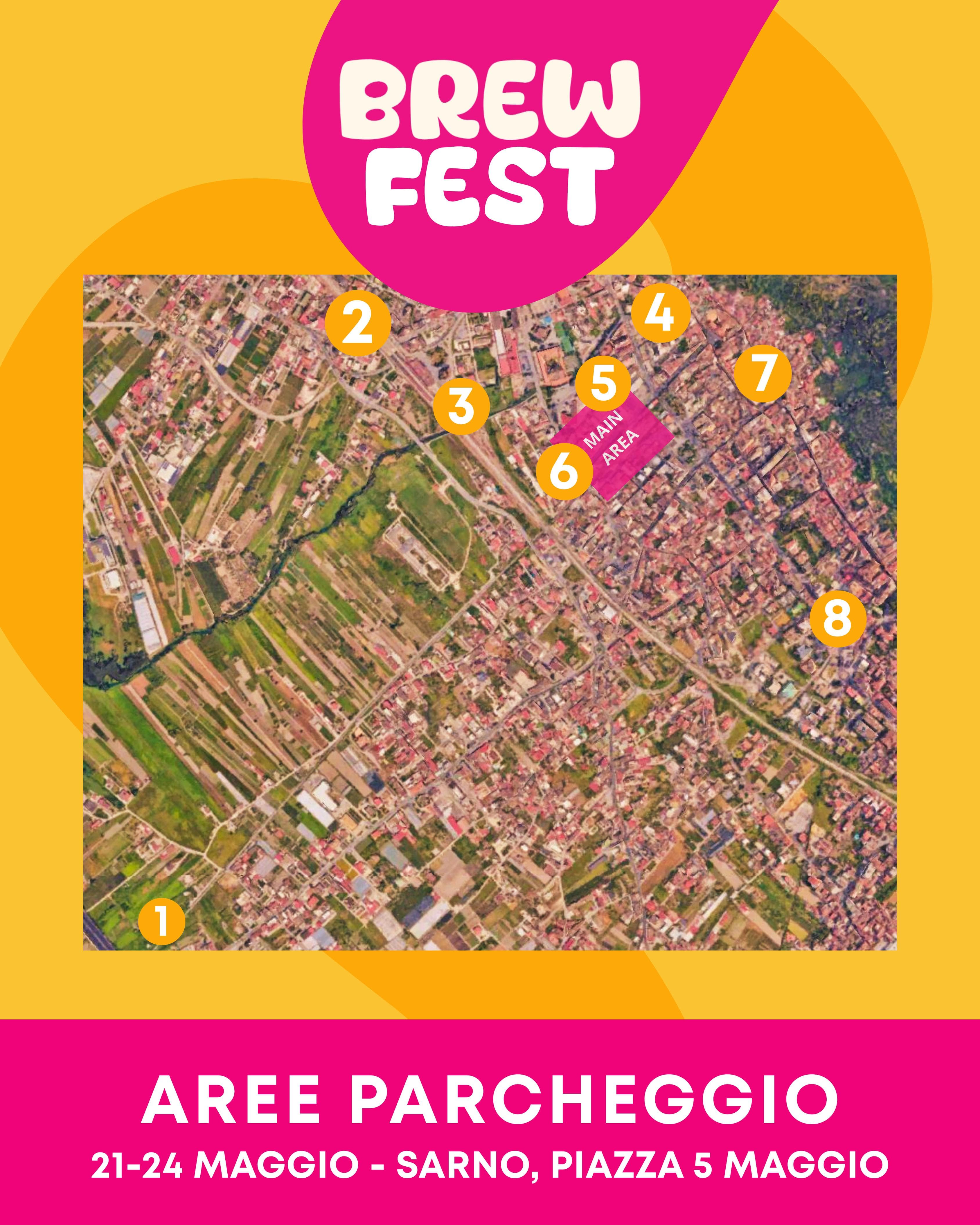 Mappa aree parcheggio Sarno